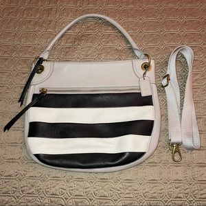 Fossil Striped Leather Karli Hobo